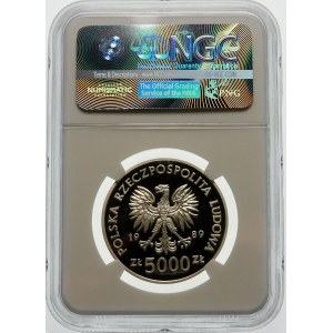 5000 złotych 1989 Władysław II Jagiełło - srebro