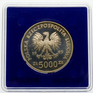 5000 złotych 1989 Władysław II Jagiełło - srebro