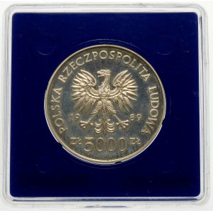 5000 złotych 1989 Henryk Sucharski - srebro