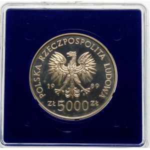 5000 złotych 1989 Toruń - srebro