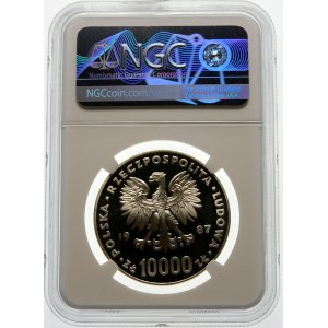 10000 złotych 1987 Jan Paweł II - srebro