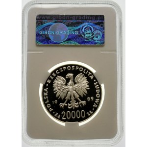 20000 złotych 1989 MŚ Włochy - srebro