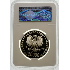 20000 złotych 1989 MŚ Włochy - srebro