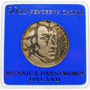 Próba 50 złotych 1972 Chopin - srebro
