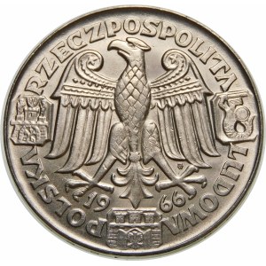 Próba 100 złotych 1966 Mieszko i Dąbrówka - srebro