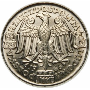 Próba 100 złotych 1966 Mieszko i Dąbrówka - srebro