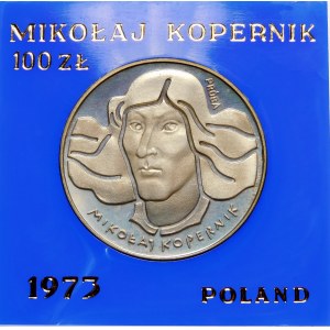 Próba 100 złotych 1973 Mikołaj Kopernik - srebro