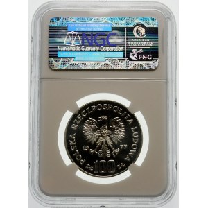 Próba 100 złotych 1977 Zamek Królewski - srebro