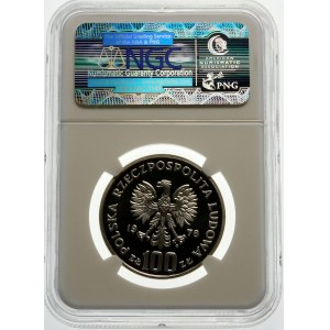 Próba 100 złotych 1978 Bóbr - srebro