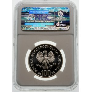 Próba 100 złotych 1979 Zamenhof - srebro