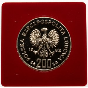 Próba 200 złotych 1982 Krzywousty - srebro