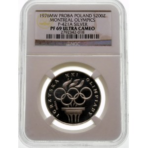 Próba 200 złotych 1976 Igrzyska XXI Olimpiady - srebro