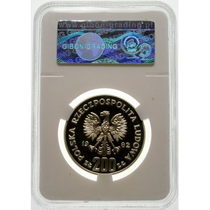 Próba 200 złotych 1982 MŚ w Piłce - srebro