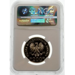 Próba 200 złotych 1985 MŚ w Piłce Nożnej - miedzionikiel