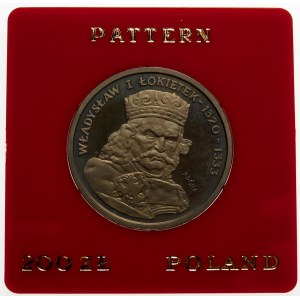 Próba 200 złotych 1986 Łokietek - miedzionikiel