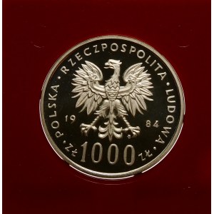 Próba 1000 złotych 1984 Witos - srebro