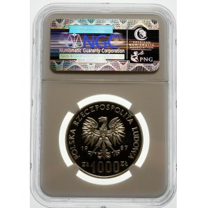 Próba 1000 złotych 1987 Wratislavia - srebro