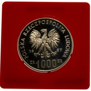 Próba 1000 złotych 1987 Wratislavia - srebro