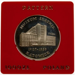 Próba 1000 złotych 1987 Muzeum Śląskie - srebro