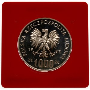 Próba 1000 złotych 1987 Muzeum Śląskie - srebro