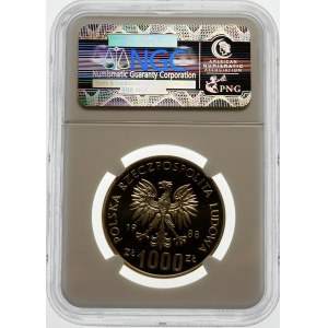 Próba 1000 złotych 1988 Jadwiga - srebro