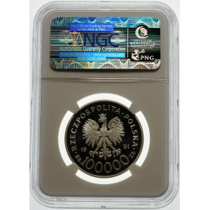 100000 złotych 1991 Bitwa o Anglię - srebro