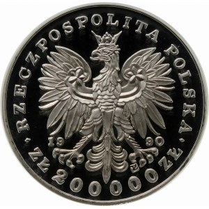 200000 złotych 1990 Kościuszko Duży Tryptyk - srebro