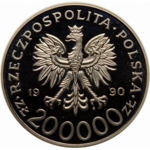 200000 złotych 1990 Tadeusz Komorowski - srebro