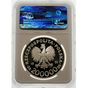 200000 złotych 1991 Konstytucja - srebro