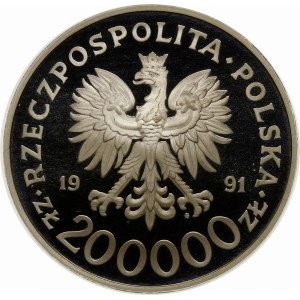 200000 złotych 1991 Konstytucja - srebro