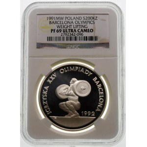 200000 złotych 1991 Olimpiada Barcelona - srebro