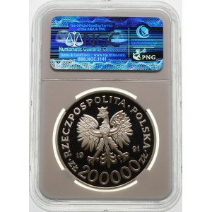 200000 złotych 1991 Olimpiada Barcelona - srebro