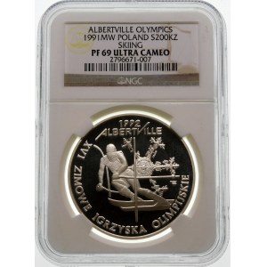 200000 złotych 1991 Zimowe Igrzyska Olimpijskie - srebro