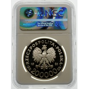 200000 złotych 1991 Zimowe Igrzyska Olimpijskie - srebro