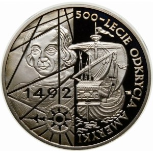 200000 złotych 1992 Odkrycie Ameryki - srebro