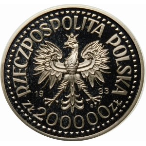 200000 złotych 1993 Jagiellończyk - srebro