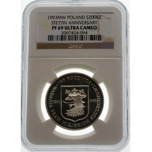 200000 złotych 1993 Szczecin - srebro