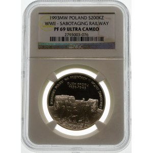 200000 złotych 1993 Ruch Oporu - srebro