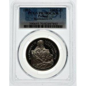 200000 złotych 1993 Kazimierz IV Jagiellończyk - srebro