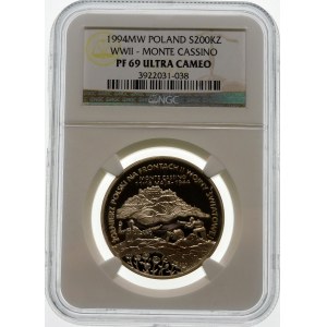 200000 złotych 1994 Monte Cassino - srebro