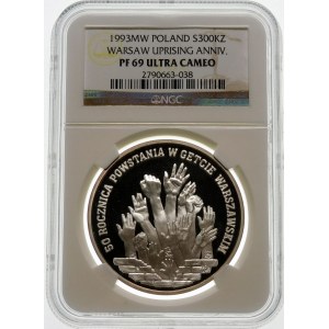 300000 złotych 1993 Powstanie w Getcie - srebro