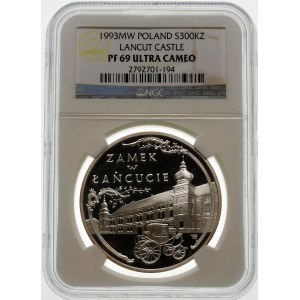 300000 złotych 1993 Zamek w Łańcucie - srebro