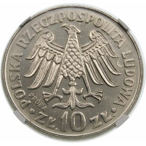 Próba 10 złotych 1964 Kazimierz Wielki - nikiel