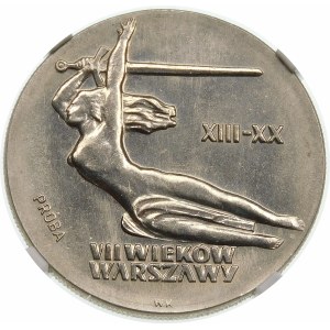 Próba 10 złotych 1965 VII Wieków Warszawy - nikiel