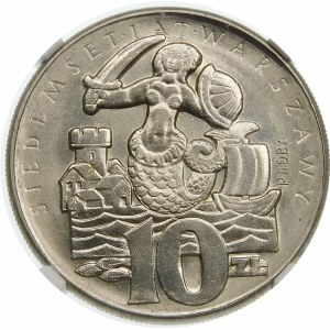 Próba 10 złotych 1965 Syrenka - nikiel