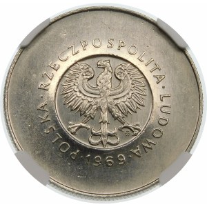 Próba 10 złotych 1969 25 rocznica PRL - nikiel