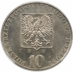 Próba 10 złotych 1971 FAO - nikiel