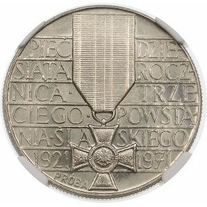 Próba 10 złotych 1971 Powstanie Śląskie - nikiel