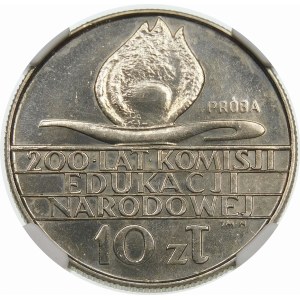 Próba 10 złotych 1973 200 lat KEN - nikiel