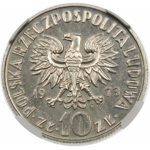 Próba 10 złotych 1973 Kopernik - nikiel